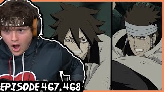 INDRA VS ASHURA  Naruto Shippuden REACTION Episode 467 468 [upl. by Luhe]