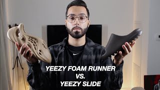 YEEZY FOAM RUNNER VS YEEZY SLIDE [upl. by Anujra208]