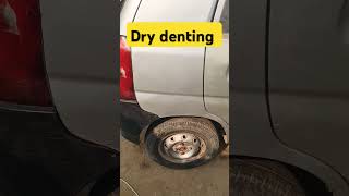 Alto car repair dry denting reels denting instagram cardentrepair [upl. by Eniamirt6]