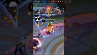 Yss savage moment mobilelegends ysslambada savage [upl. by Neurath132]