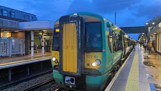 Class 377101 and 377154 depart Polegate [upl. by Acherman233]