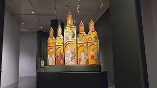 Polittico in mostra simbolo di Arezzo negli Usa [upl. by Regdor]