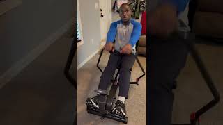 Rowing Machine Demo rowingmachine workoutathome fullbodyworkout productreview jerricabrown [upl. by Sinnek]