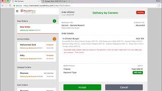 Accept Order Final  Careem Delivery [upl. by Freda43]