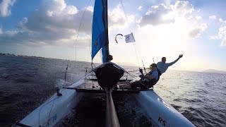 RS CAT 16  sailing in Punta Chame  Panama I GoPro HD [upl. by Aitret]