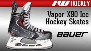 Bauer Vapor X90 Ice Hockey Skates Review [upl. by Ellegna]