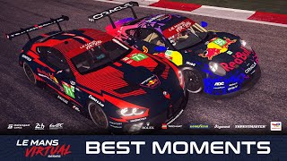 The Best Overtakes and Battles  Le Mans Virtual Series 2022 [upl. by Besse756]