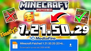 New Minecraft Patch 12150 3264 bit  Mediafire🔥  MCPEPatchedReleased 12150 😍 [upl. by Najib]