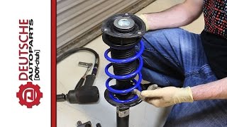 MK7 GTI VWR Lowering Spring DIY How to Install [upl. by Lodovico]