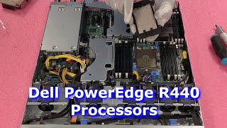 Dell PowerEdge R440 Server CPUs  Intel Xeon Processors Options  LGA3647 Socket  CPU Install [upl. by Niroc]