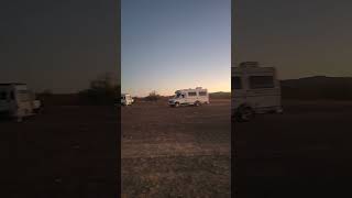 Sunrise Quartzsite and friends camping quartzsite sunrise suvrving suvcamping [upl. by Ebeohp]