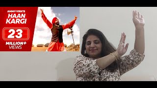 Reaction on Haan Kargi Full Video  Ammy Virk  Lokdhun Punjabi  Aao React Kare [upl. by Emixam]