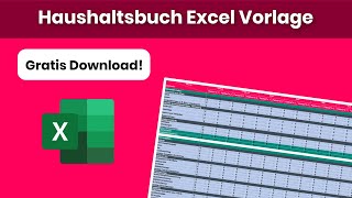 Haushaltsbuch Excel Vorlage inkl kostenlosem Download – auch für Paare geeignet [upl. by Leah]