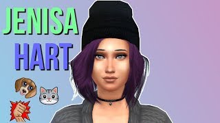 💜Sims 4💜  💁🏼CAS Video  🐶Jenisa Hart 😺 [upl. by Anohr824]