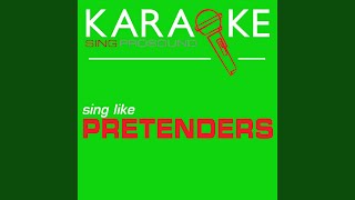 2000 Miles In the Style of Pretenders Karaoke Instrumental Version [upl. by Ecirb]