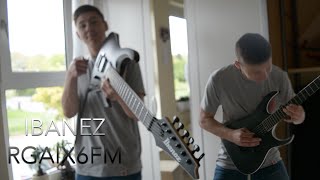 IBANEZ RGAIX6FM  MetalDjent TestDemo  4K [upl. by Ahseel854]