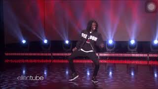 Salif Gueye from France shows of his Michael Jackson moves on The Ellen Show [upl. by Yong]