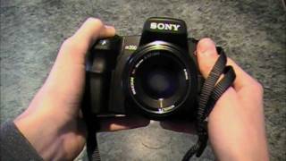 Sony Alpha A200 DSLR Review [upl. by Ludmilla]