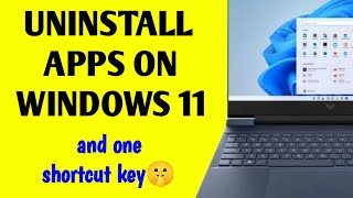 How to uninstall apps on windows 11 [upl. by Alenson]