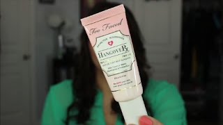 Too Faced Hangover Rx Replenishing Face Primer Review [upl. by Merchant621]