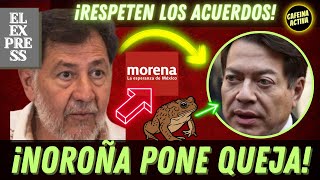 ¡ALERTA  morena  noroña pide respetar acuerdos  EL EXPRESS en vivo [upl. by Ardnic93]