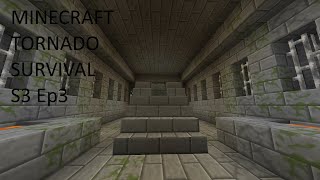 The Stronghold  Minecraft Tornado Survival S3 Ep3 [upl. by Anidal]