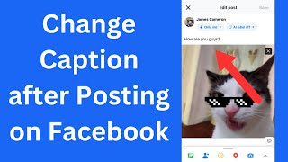 How to Change Caption after Posting on Facebook 2024 [upl. by Shirlene860]