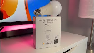 Meross MSL120 Homekit Enabled Smart Colour changing Lightbulbs  THE BEST bang for your buck [upl. by Enaamuj]