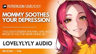 ASMR  Mommy GF Comforts You Through Your Depression F4M Loving Affirmations Fire Crackling [upl. by Nitreb]