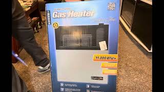 Comfort GlowDirect Vent PROPANE Gas Wall Furnace with Thermostat 1100BTUs With included vent [upl. by Sherry]