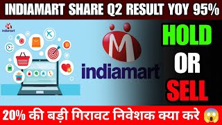 INDIAMART SHARE LATEST NEWS  INDIAMART SHARE NEWS  INDIAMART SHARE RESULT  INDIAMART SHARE PRICE [upl. by Trah]