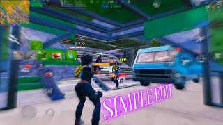 I Tried SIMPLE EDIT in RELOAD RANKED on Fortnite Mobile [upl. by Nodgnal712]