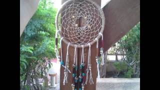 Dream Catcher Tutorial 1 with beads [upl. by Irabaj]