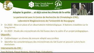 Prendre en compte le changement climatique dans la gestion d’une aire protégée  élaboration dun [upl. by Yramliw]