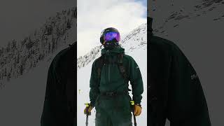 Things are about to get rowdy snow bc vlog skiing skiday skitrip mountains freeride cliff [upl. by Eissert705]