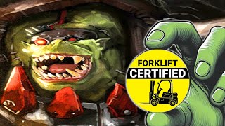 Ghazghkull becomes FORKLIFT CERTIFIED  a Warhammer 40k story [upl. by Araic]