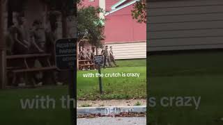 The crutch is crazy army marines military [upl. by Irodim]