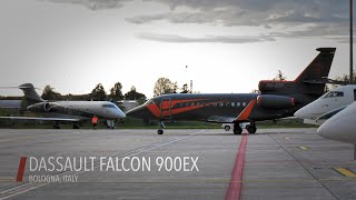 MAX VERSTAPPENs Falcon 900EX PRIVATE JET Departing After IMOLA GRAND PRIX 2022  4K [upl. by Assirrak883]