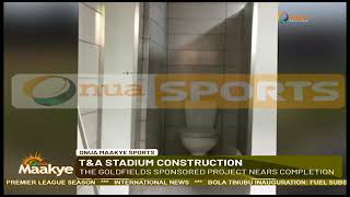 Tarkwa TNA stadium which was funded by Goldfields is close to completion [upl. by Yahc568]