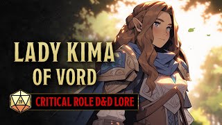 Lady Kima of Vord  Vox Machina Critical Role Lore shorts voxmachina criticalrole [upl. by Lehte]