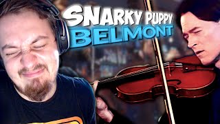 A FUNKY VIOLIN  Snarky Puppy  Belmont REACTION [upl. by Kalam]