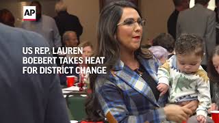 Lauren Boebert mounts defense to criticisms of carpetbagging in Republican debate [upl. by Acimaj]