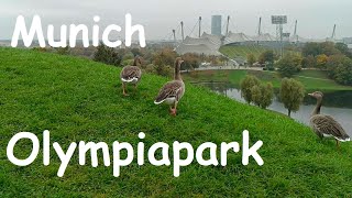 Olympiapark Munich autumn [upl. by Hekking]