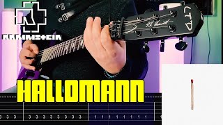 Rammstein  Hallomann Guitar Cover Tab [upl. by Naj]