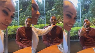 Jania Meshell Goes To Dinner With Dejounte Murray In Mexico [upl. by Ahsetan]