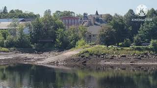 Border of Calais Maine USA and St Stephen New Brunswick CanadaSeptember 03 2023 [upl. by Nerot]