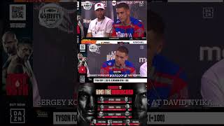 SHOCKING Sergey Kovalev Cold 🥶 Look At Rising New Zealand Star David Nyika boxing newzealand [upl. by Naujd]