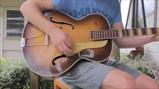 Vintage Hofner 456 Archtop Guitar [upl. by Nayve]