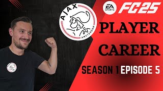 ADDING ASSISTS TO MY GAME FC 25 AJAX PLAYER CAREER S1 EP5 [upl. by Acinomaj]