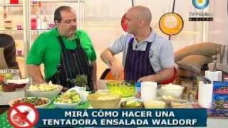 Recetas sin carne Deliciosa ensalada caesar waldorf y capresse [upl. by Brig]